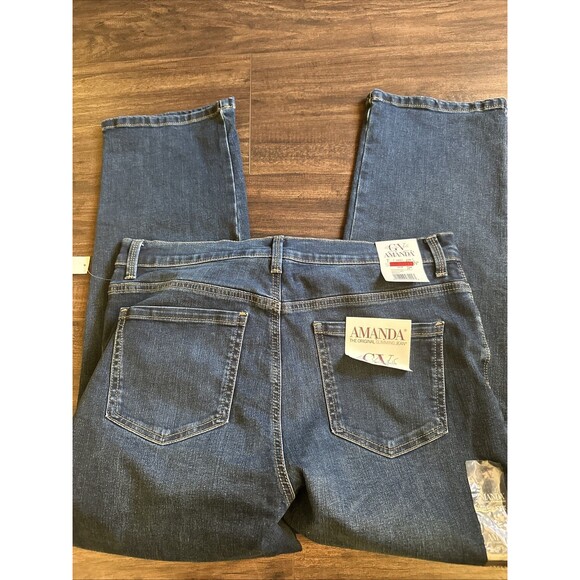 Gloria Vanderbilt Women's Petite Amanda Jeans Classic Rise Tapered Leg 16P Short - Picture 6 of 6